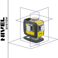 Laser krzyżowy CL4D-P (fioletowa wiązka lasera) Nivel System