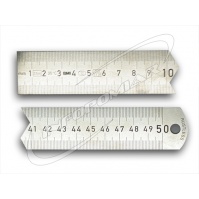 Liniał stalowy półsztywny 100cm BMI