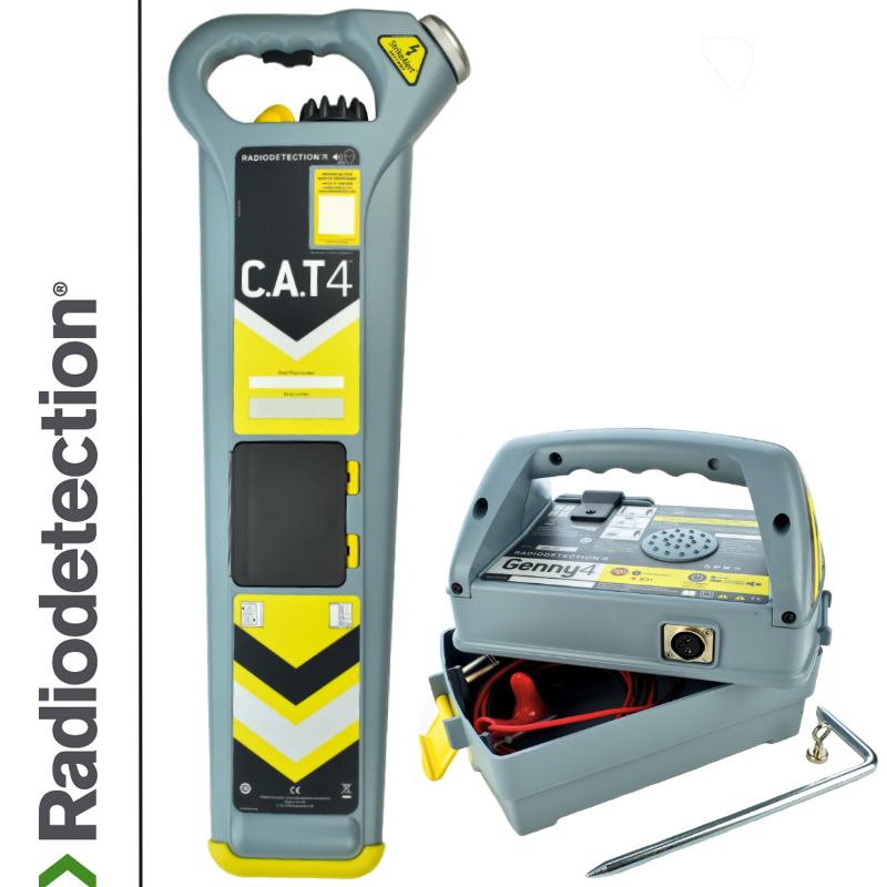 Wykrywacz instalacji podziemnych Radiodetection Cat4 strike & Genny